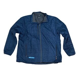 Storm Creek Packable Quilted Insulated Jacket Mens 2XL Navy ThermoLite EcoMade